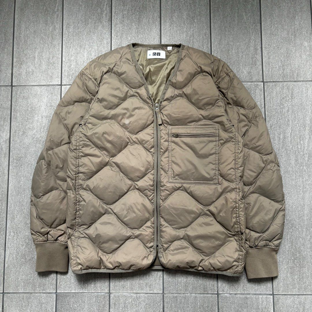 Uniqlo Quilted Puffer Bomber Jacket