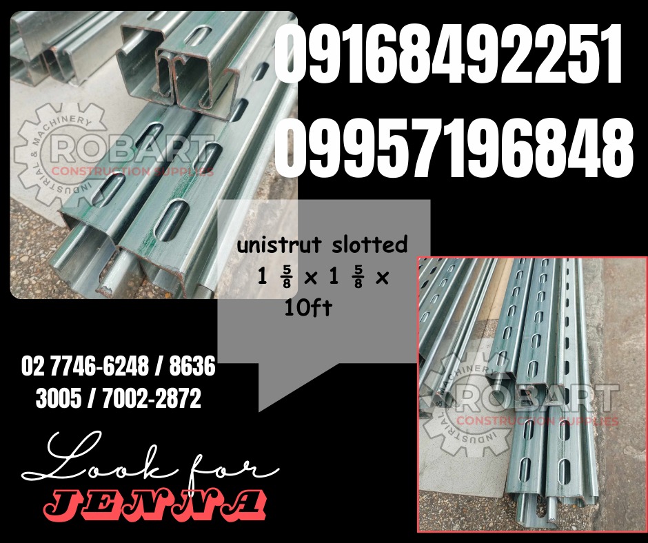 Unistrut Channel (Solid) Size: 1 5/8