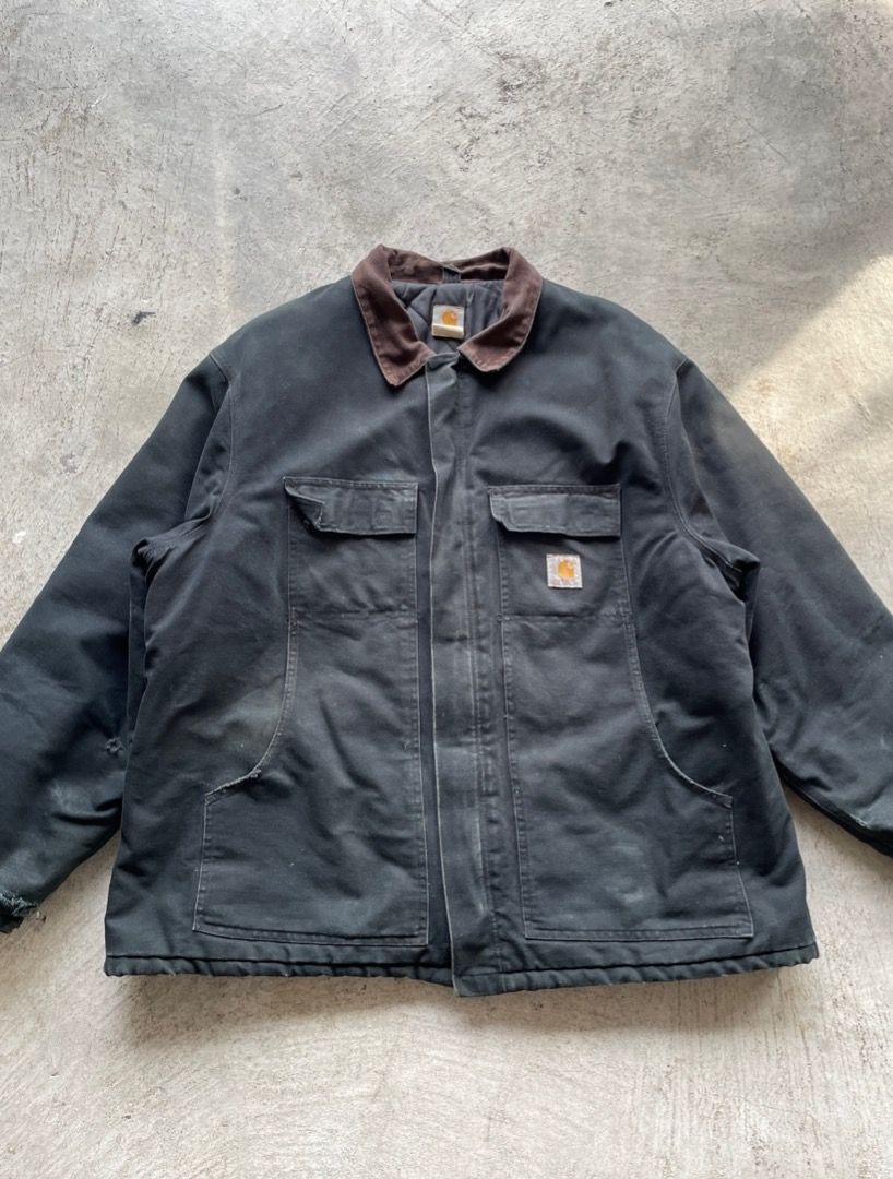 Vintage carhartt mens jacket hot sale