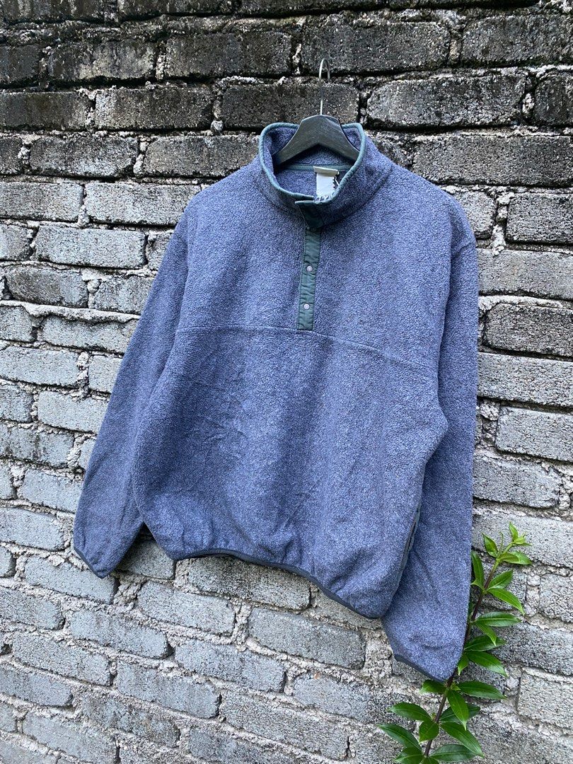 Vintage LL BEAN SNAP T PULLOVER FLEECE Men s Fashion Coats Jackets and Outerwear on Carousell