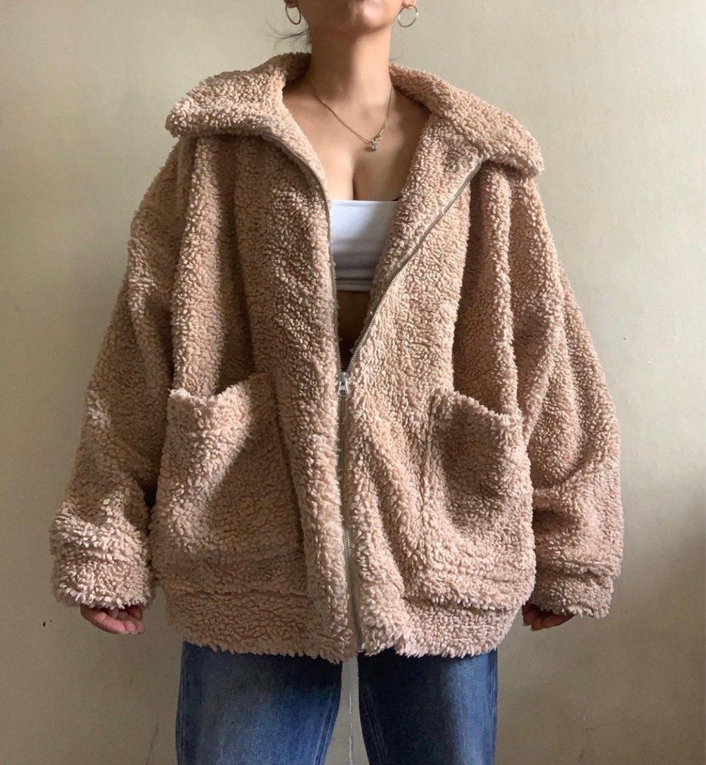 Wild fable sherpa coat on sale
