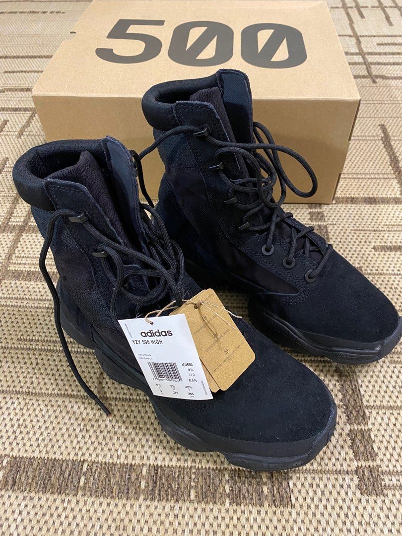 adidas gazelle silver green womens Shop Black Mens adidas Yeezy 500 High Tactical Boots – Shoebacca main image 0