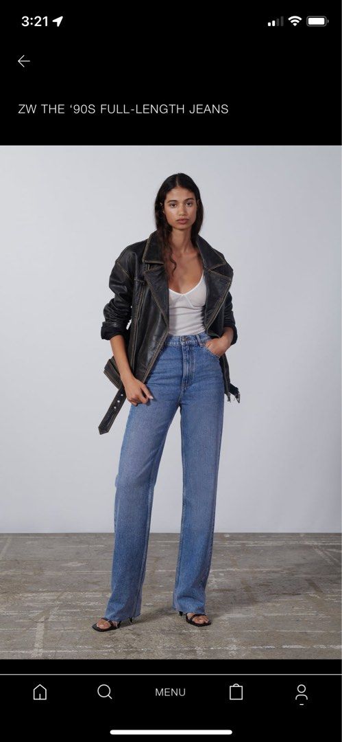 Zara 90s jeans full length cheap