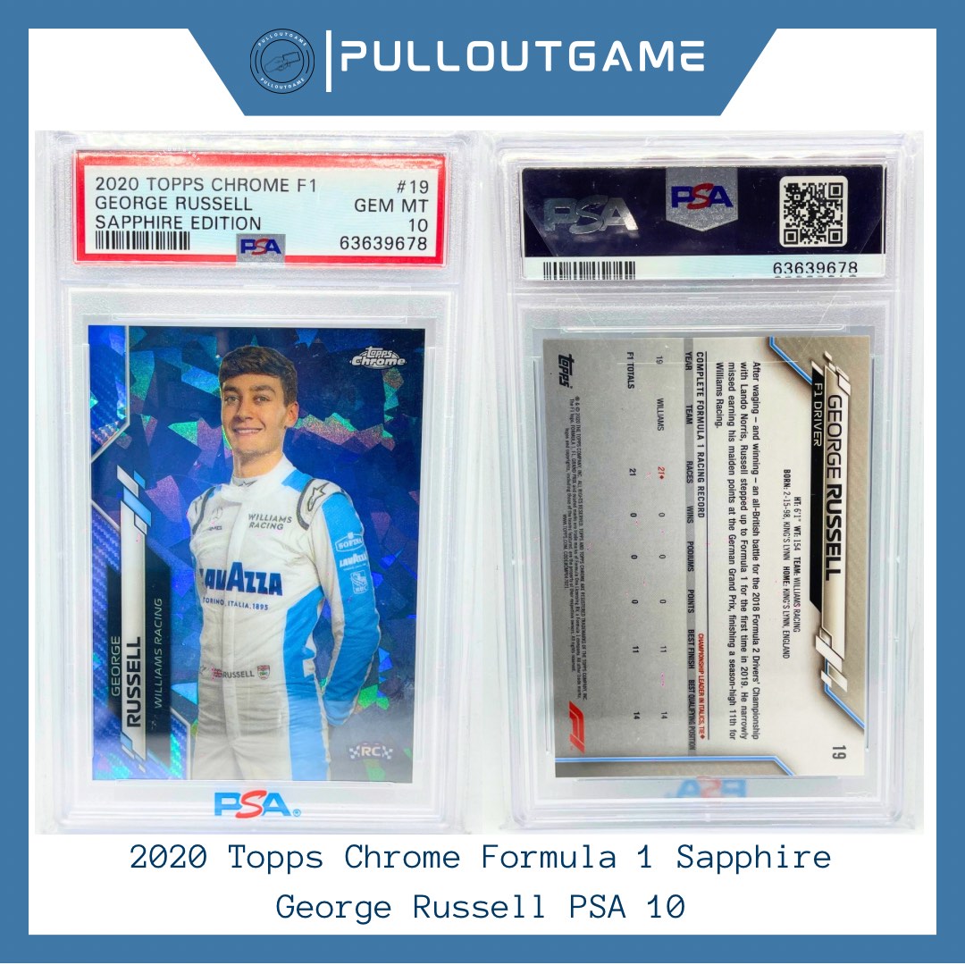 2020 topps chrome sapphire f1 角田　psa9 2020 topps chrome sapphire f1 角田 psa9 Yuki Tsunoda 2023 Topps