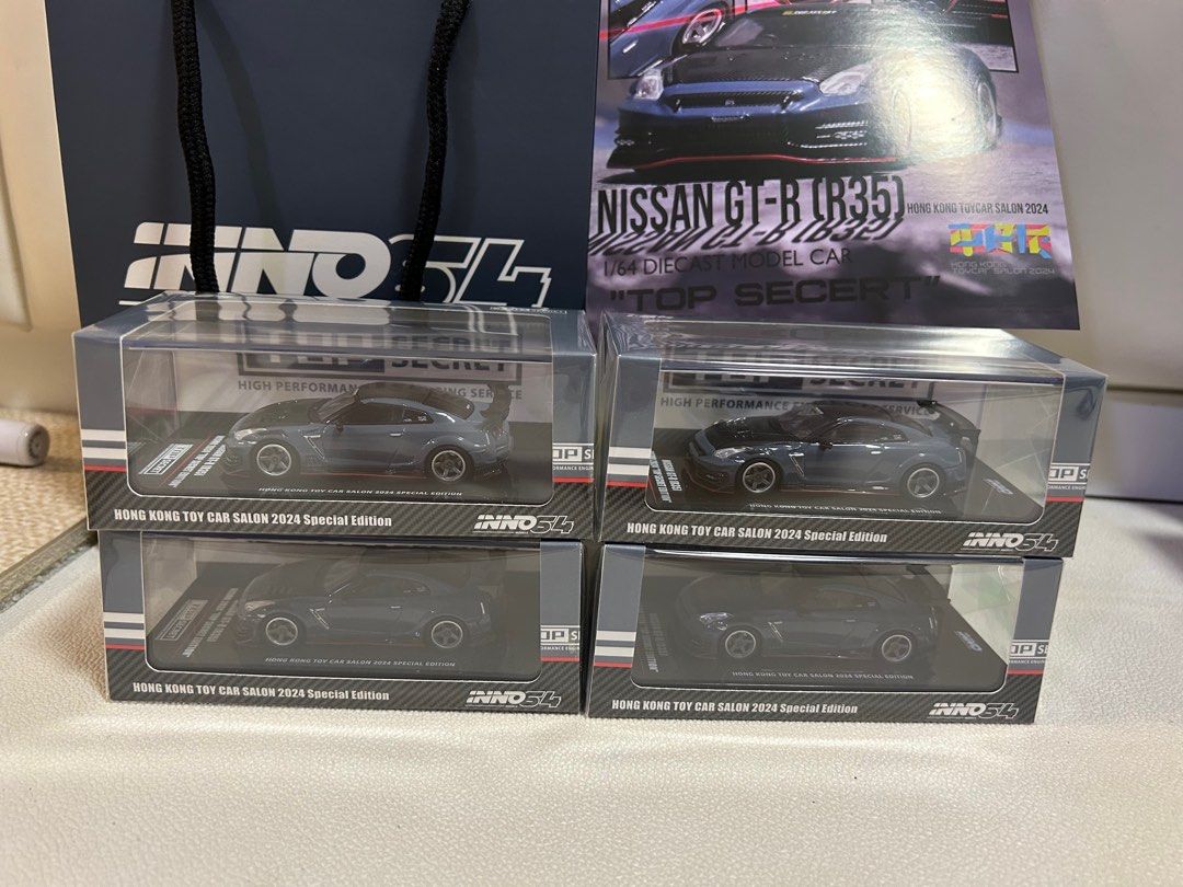 Inno64 1/64 TOPSECRET Nissan GTR R35香港限定 INNO Models(イノモデル) 1/64 (ダイキャスト製) NISSAN GT-R