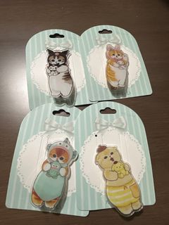 $40/4個 鯊魚貓 髮夾 水怪 my melody kuromi hangyodon  布甸狗 動物貓 pp夾 裝飾 書夾 袋夾 髮飾64213441405187110