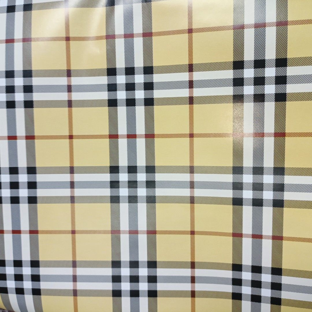 70cm x100cm Burberry Plaid style Gift wrapping paper premium quality wrap presents paper home decoration Brown Black Red linear pattern colour paper