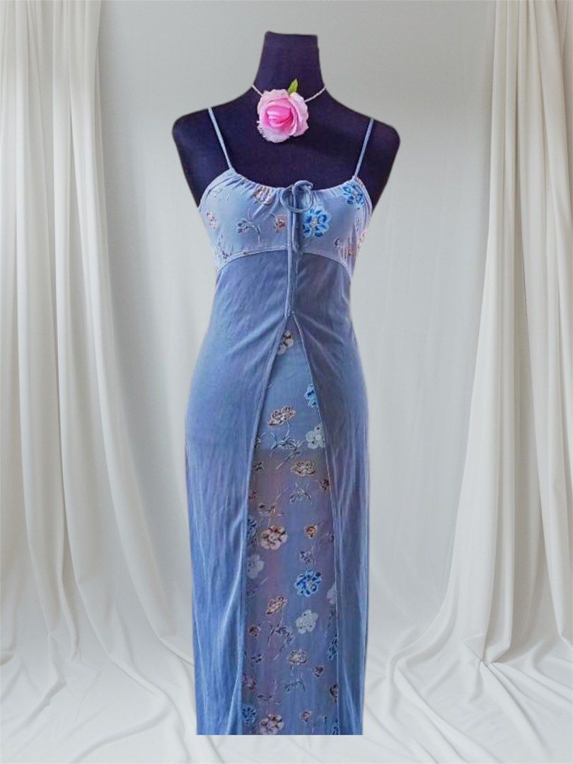 how they dressed in the 2000s SUPER STRETCHY MILKMAID DRESS WITH RUFFLES Black / M/L main image 1