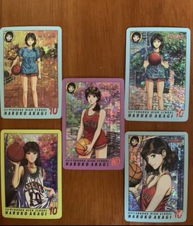 スラムダンクカードセット 匿名配送】カードダス スラムダンク プリズムカード 5枚セット