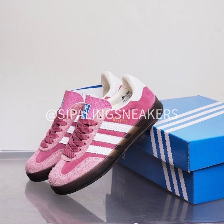 Adidas gazelle indoor pink white size 36-40