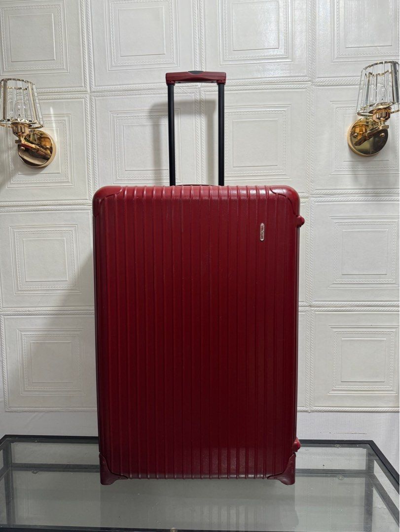 Authentic rimowa xlarge luggage bag (Category: Luggage) located in Rizal. Submitted by houseofbell (Listing ID 1325439566, Image 1). Description: 2 wheels Size 32x22 inches Size 10 inches.