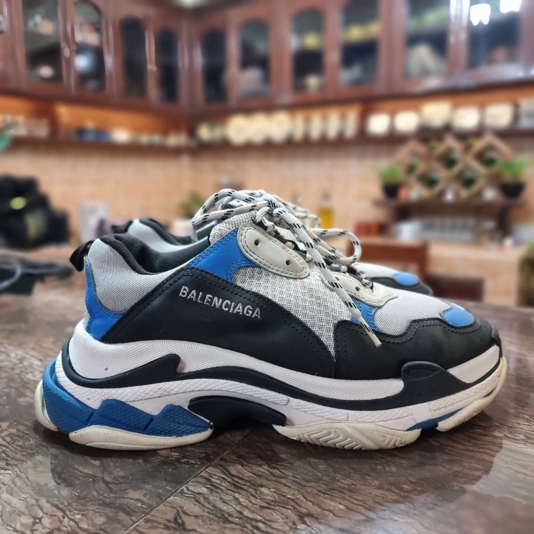Blue and black balenciaga's deals