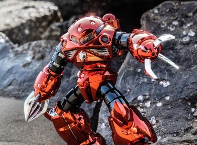 全電鍍Bandai MG 1/100 魔蟹MSM-07S 馬莎專用型Char 夏亞紅銀黑三色