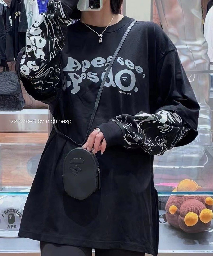 Shoulder Bag Bathing Ape Tote BAPE APE HEAD MINI SHOULDER BAG 