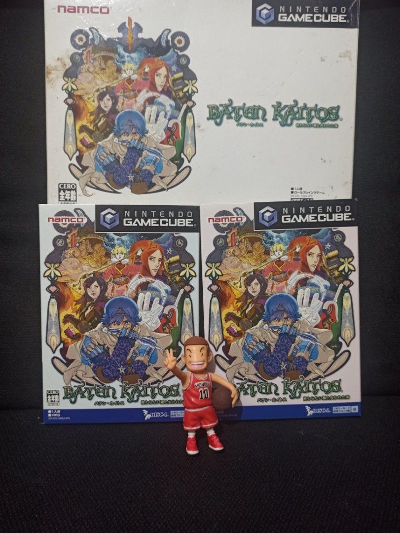 Baten Kaitos Limited Box GameCube Japan Import (Category: Nintendo) located in Quezon City. Submitted by time_kwest (Listing ID 1325418450, Image 2). Description: Baten Kaitos: Eternal Wings and the Lost Ocean Nintendo GameCube - 2nd hand - Used - Tested working - 2 Discs with manual - CD is very good condition, no scratches - tested working Gcash payment Buyer will book the courier / pickup only My location is in QC.