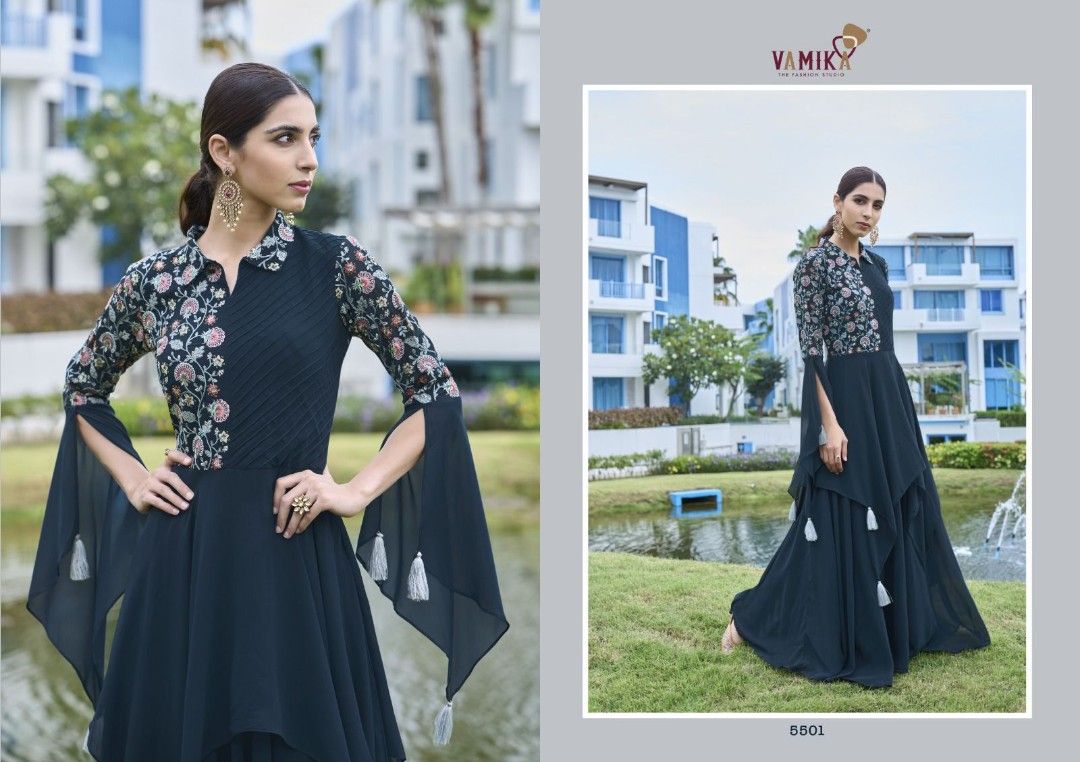 New latest long dress cheap