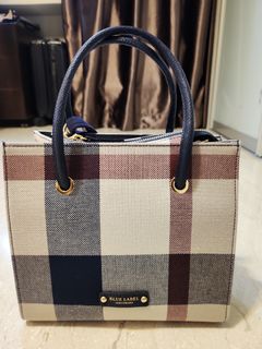 Label Crestbridge Bucket Bag Burberry Blue Label 2018 Burberry