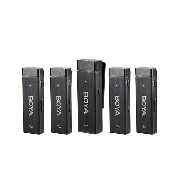 BOYA BY-W4 Ultracompact 2.4GHz Wireless Microphone System (Category: Microphones) located in Singapore. Submitted by leifoto (Listing ID 1325397882, Image 2). Description: ✅Brand New and Ready Stock ✅1*Year Warranty 🚫Price Fixed🚫 - 2.4GHz dual-channel wireless microphone system - Broadcast-quality sound - Ultracompact & portable - Compatible with cameras & devices with 3.5mm Jack - Omnidirection built-in mic for 360° sound pickup - Real time mo