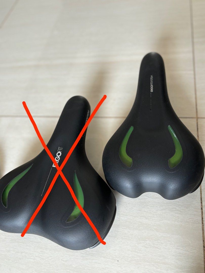 BTWIN ErgoFit Bicycle seat Sports Equipment Bicycles Parts Parts Accessories on Carousell