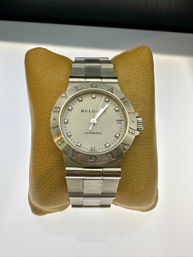 CHRISTMAS PROMO Bvlgari Bulgari Diagono LCV35S Diamond Date Automatic Watch