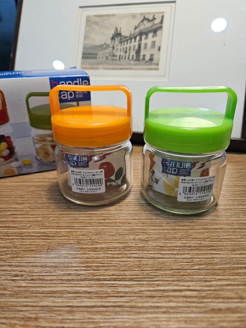 Candy Jars (Category: Food Organization & Storage) located in Rizal. Submitted by missytin (Listing ID 1325368018, Image 2). Description: set of 2 with box Made in Japan LP POSTED. WILL GIVE DISCOUNT FOR MULTIPLE BUYS..