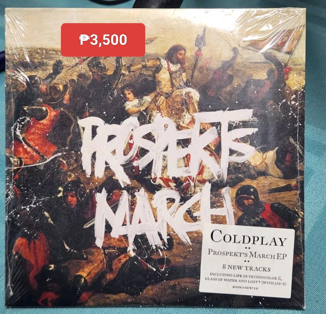 Coldplay – Prospekt's March EP Vinyl (Category: Vinyls) located in Manila. Submitted by jhenaloymerchandise (Listing ID 1325417804, Image 1). Description: Coldplay – Prospekt's March EP = ₱3,500 brand new sealed made in USA.