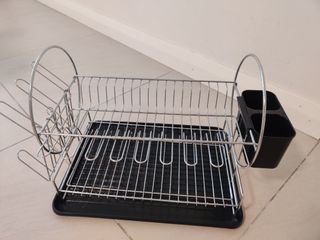 Stainless Steel Kitchen Sink 2 Tier Dish Rack Furniture Home Living Kitchenware Tableware Dinnerware Cutlery on Carousell