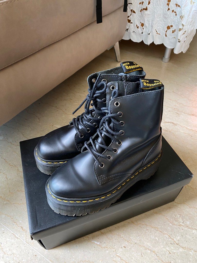 Docmart Dr Martens 1460 Smooth Platform DR MARTENS 8053 Leather