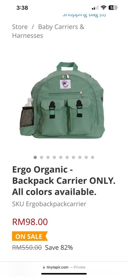 Ergobaby organic backpack shop