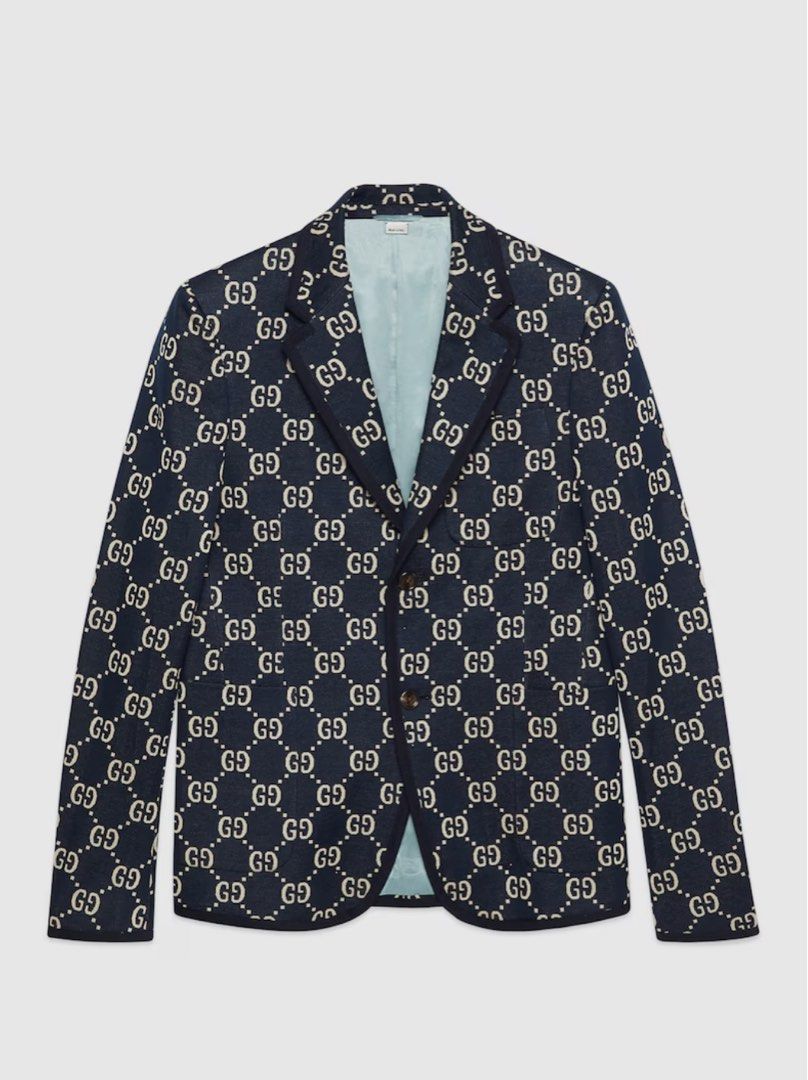 Gucci GG Jacquard Jacket Retail price S 3 750 Men s Fashion Coats Jackets and Outerwear on Carousell