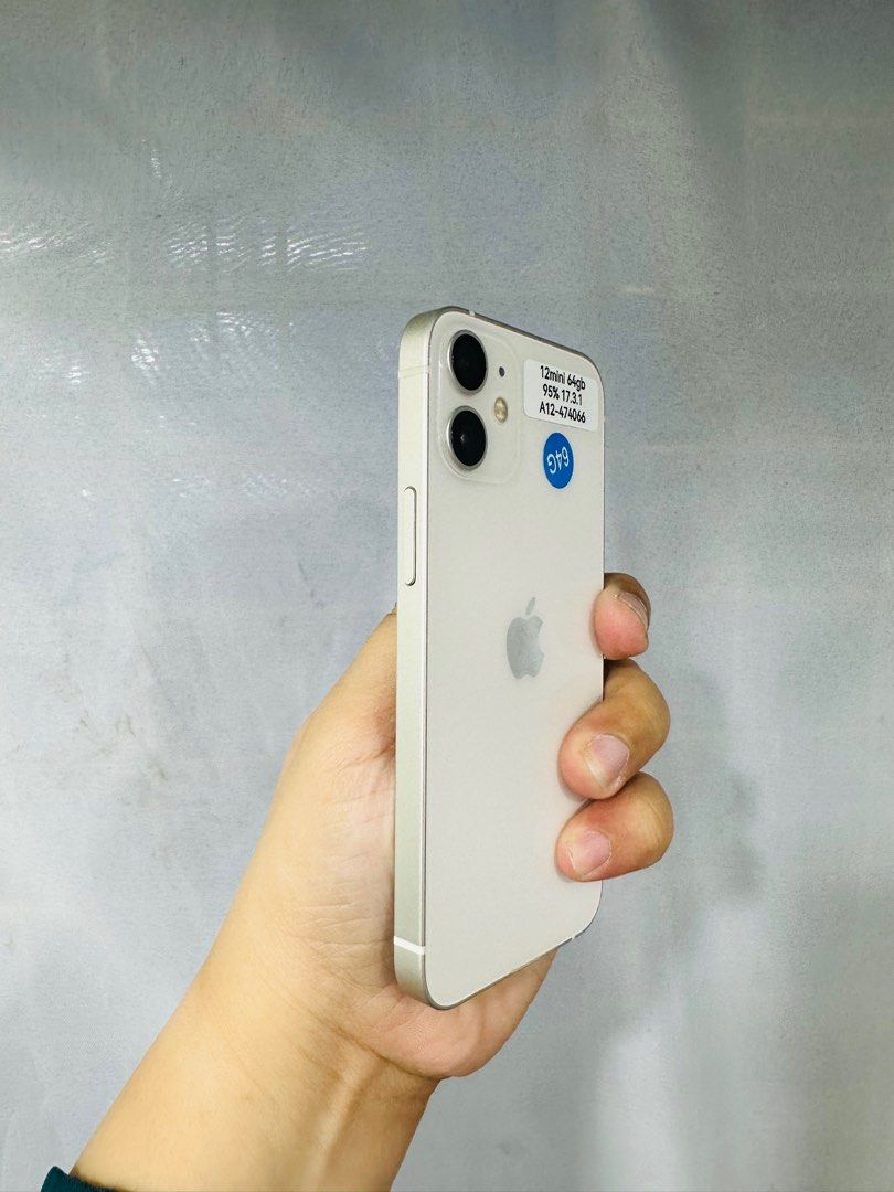 Iphone 12 mini 64gb 95% batt FU (Category: iPhone 12 Series) located in San Juan City. Submitted by javedsgadgetshop (Listing ID 1325390224, Image 3). Description: OPEN FOR INSTALLMENT VIA CREDIT CARD/GGIVES/SPAY/BILLEASE & SWAP/TRADE-IN! BUY AND SELL! Quick Specs : Iphone 12mini •64gb •NTC Variant •95% batt health •Factory Unlock •95% Smoothness •No hidden issue | No Repaired •100% Authentic | Not Refurbished •w/ OEM Charger & store warranty ❣️ 