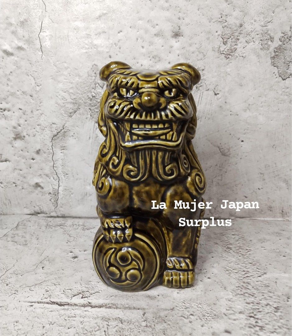 Japan Surplus Fu Dog Decanter Flask Bottle (Category: Food Organization & Storage) located in San Pablo. Submitted by lamujer_stonewareph (Listing ID 1325425965, Image 1). Description: Good Condition Sealed at may laman Pede din gawin display Lucky Charm.