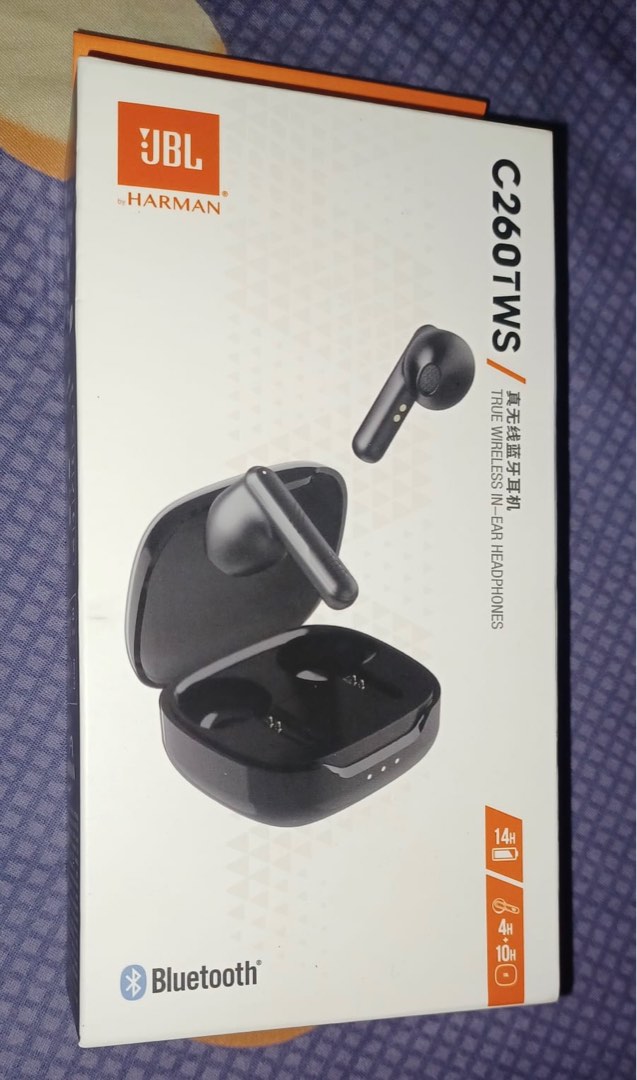 JBL C260TWS - black, 音響器材, 耳機 - Carousell