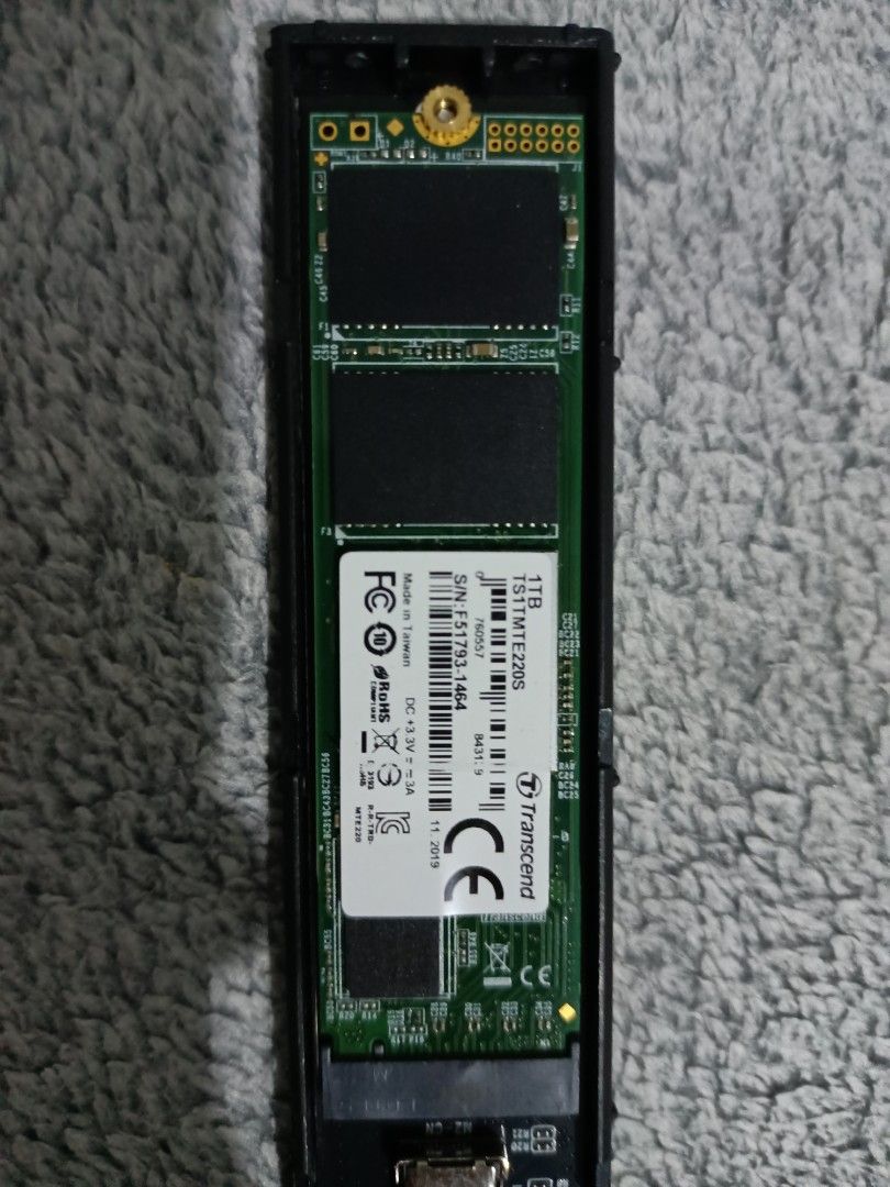 Jual SSD M2 TRANSCEND 1TB 1024 GB LIKE NEW Sentinel Rate 100 Bonus Casing SSD External Kabel Data USB Type C. Harga 1 95Jt. Elektronik Komputer Lainnya di Carousell