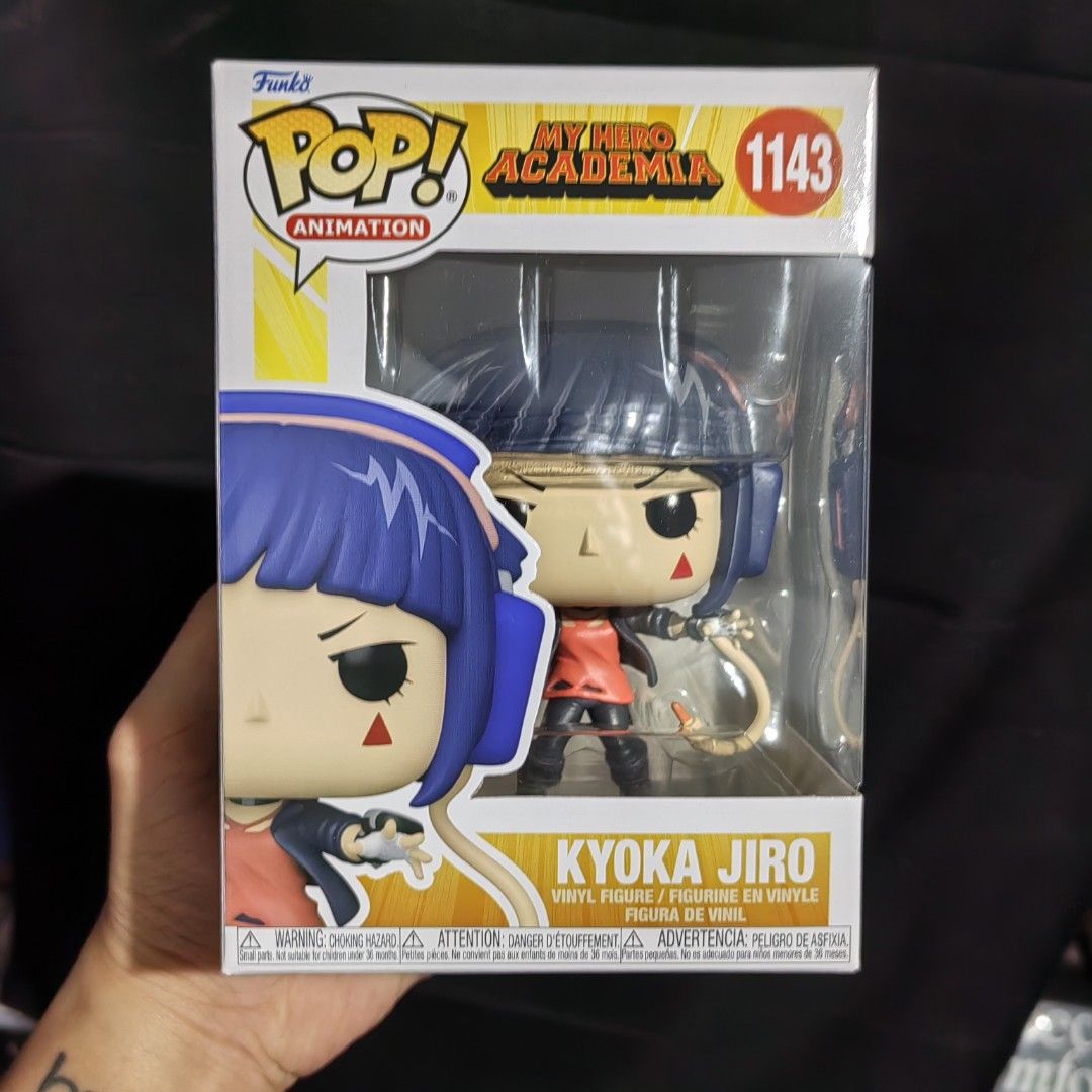 Kyoka Jiro Funko Pop (Category: Designer & Blind Box Toys) located in Cainta. Submitted by DBdibs (Listing ID 1325376320, Image 1). Description: 👀 Reading is essential. Make reading a habit. Funko Pop! - Animation My Hero Academia Kyoka Jiro #1143 ⭐ Authentic ⭐ Never Out Of Box (NOOB) ⭐ Add 40 for new protector ⭐ Pop and box in excellent condition (See photos) 🏠 Item will be coming from Cainta, Rizal 💰 Mode of Payment: Gcash / BDO / Union Bank