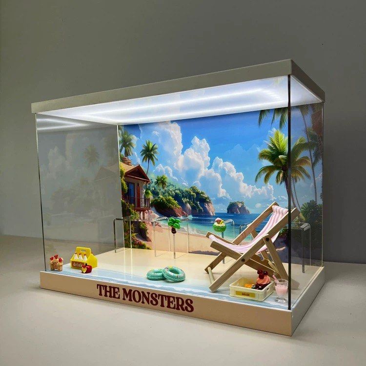 Labubu - Display Box Acrylic, Furniture & Home Living, Home Decor ...