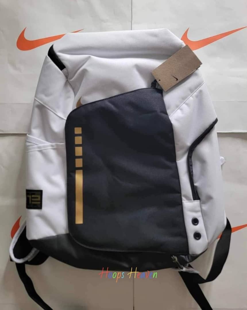 white nike basketball bag