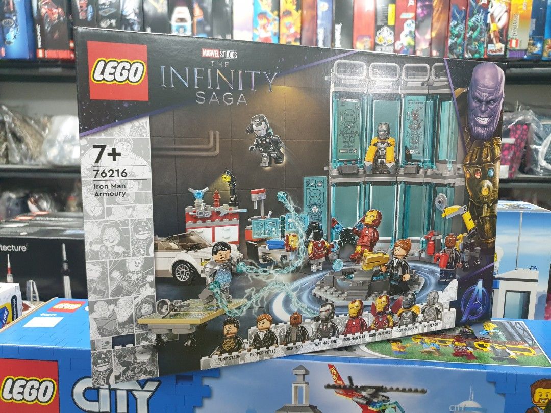 Lego Ironman Armoury 76216 (Category: Lego & Building Sets) located in Manila. Submitted by agsbeagle888 (Listing ID 1325326555, Image 1). Description: We sell various collections of Lego original sets, Technic, Icons, Arts,Star Wars, Harry Potter,Disney, Speed Champions,Architecture,Marvel / DC ,Monkie Kids, Super Mario, Dreamzz, Creator,Ninjago, Sonic The Hedgehog, Minifigures, Lego Keychains Feel free to inquire models that you are interested.