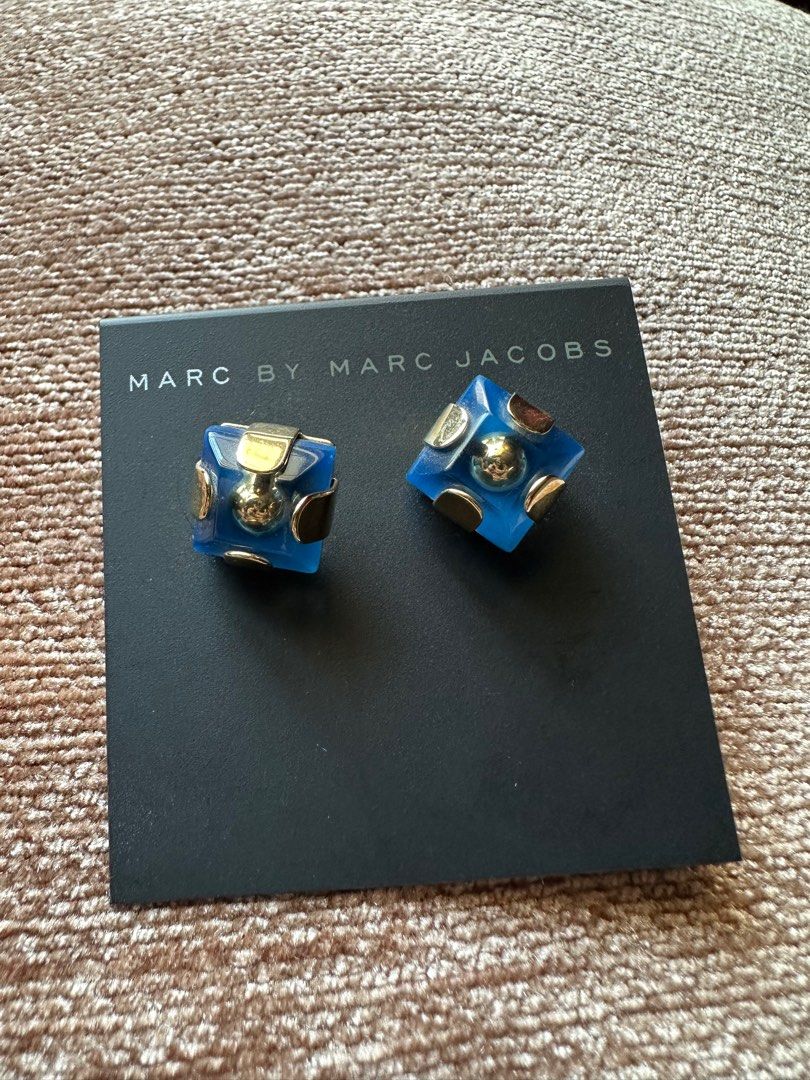 MARC by Marc JACOBS earrings BLUE DEPTHS Women s Fashion Jewelry Organisers Earrings on Carousell