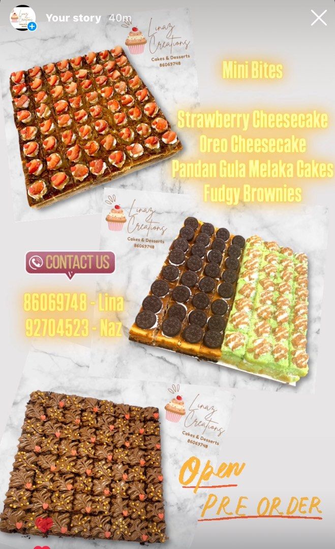 Mini Bites (Category: Homemade Bakes) located in Singapore. Submitted by linanazri (Listing ID 1325425451, Image 1). Description: .
