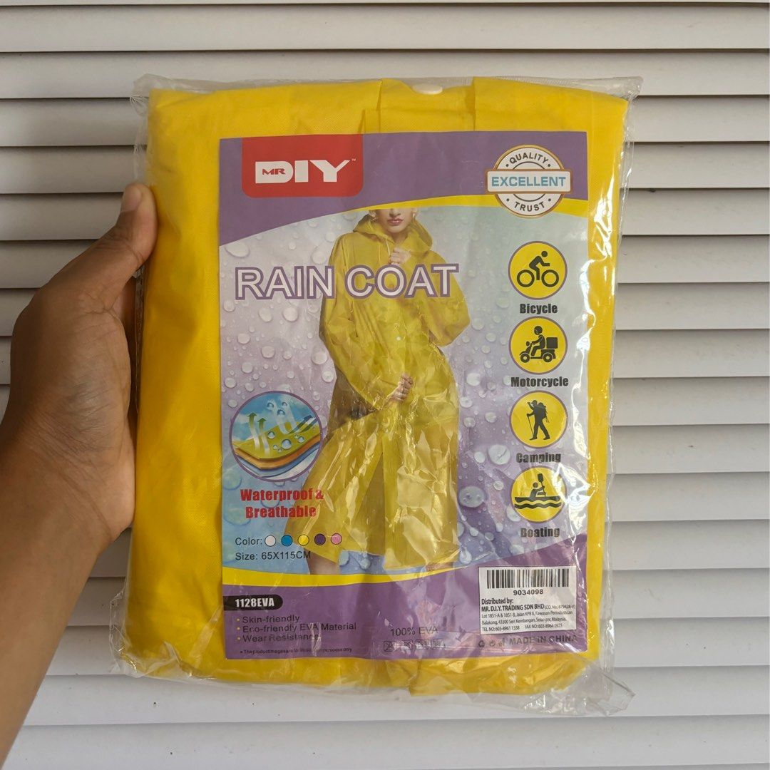 Mr diy raincoat sales