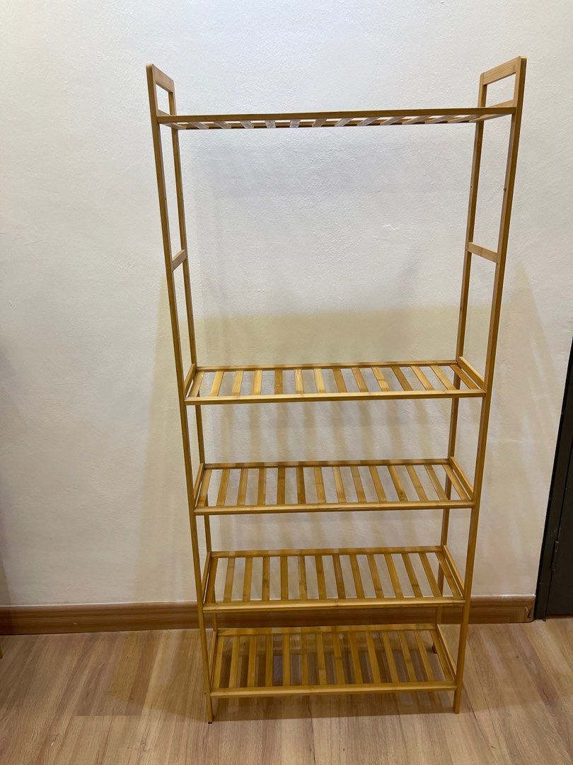 Multipurpose Wooden Racks for Books, Plants,Storage/Rak Buku Kayu,Rak ...