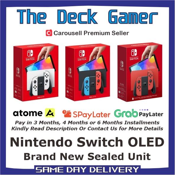 ✨️PROMO✨️ Nintendo Switch OLED Gaming Console | Installment