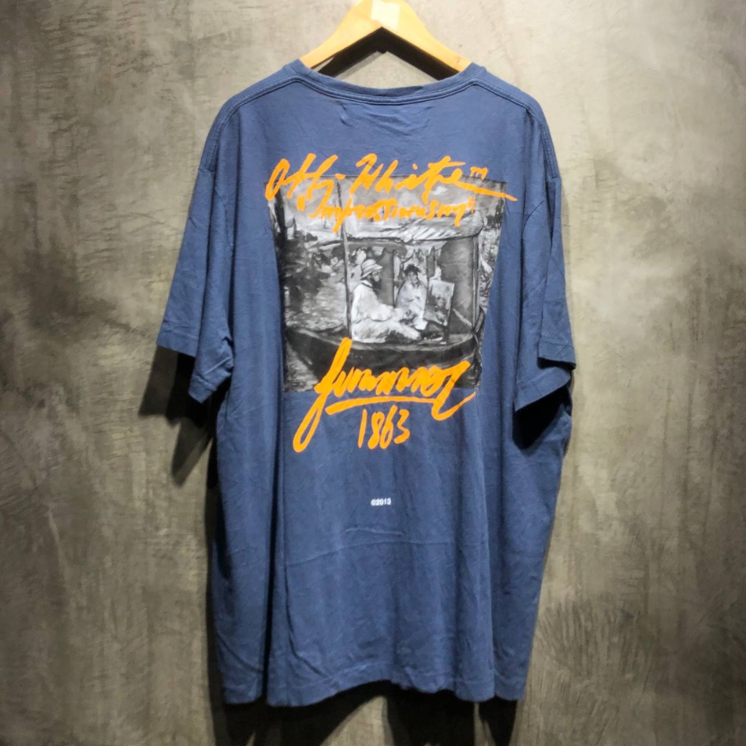 T shirt off white impressionism online