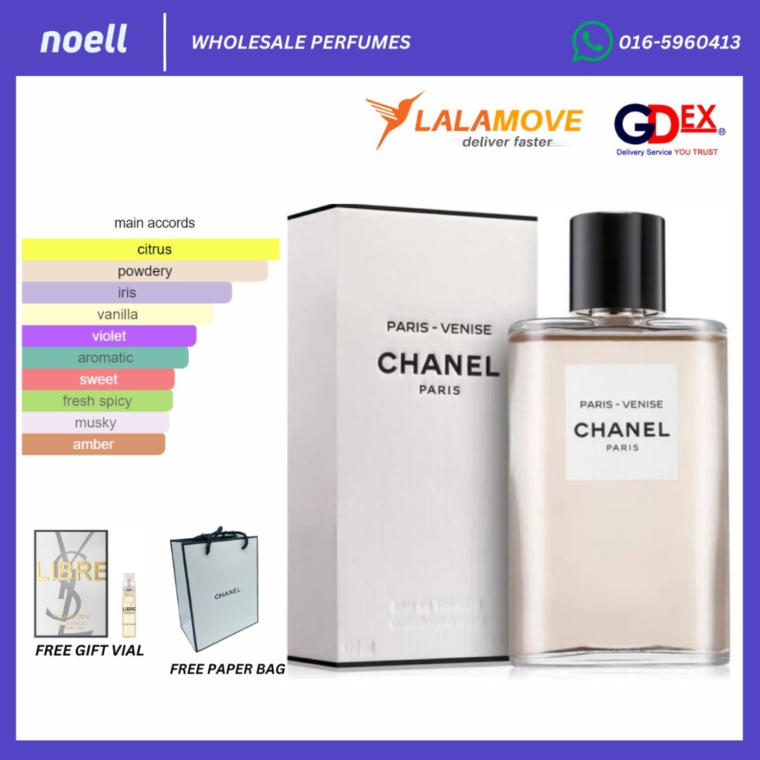ORIGINAL AUTHENTIC READY STOCK CHANEL PARIS VENISE EDT 125ML PERFUME FOR UNISEX MINYAK WANGI Beauty Personal Care Fragrance Deodorants on Carousell