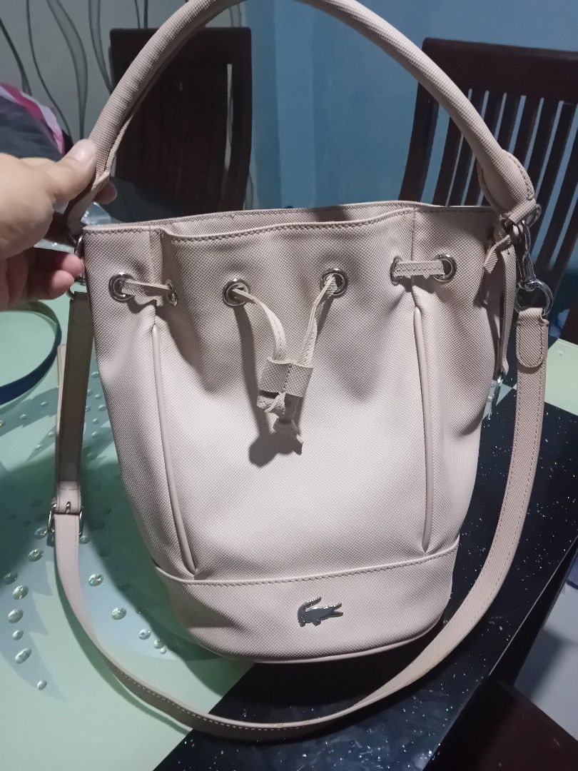 Lacoste bucket bag price new arrivals