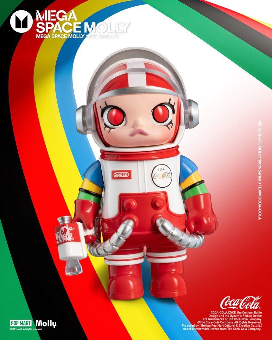 POP MART Mega Space Molly 100% Series 3 - Coca Cola (Secret)