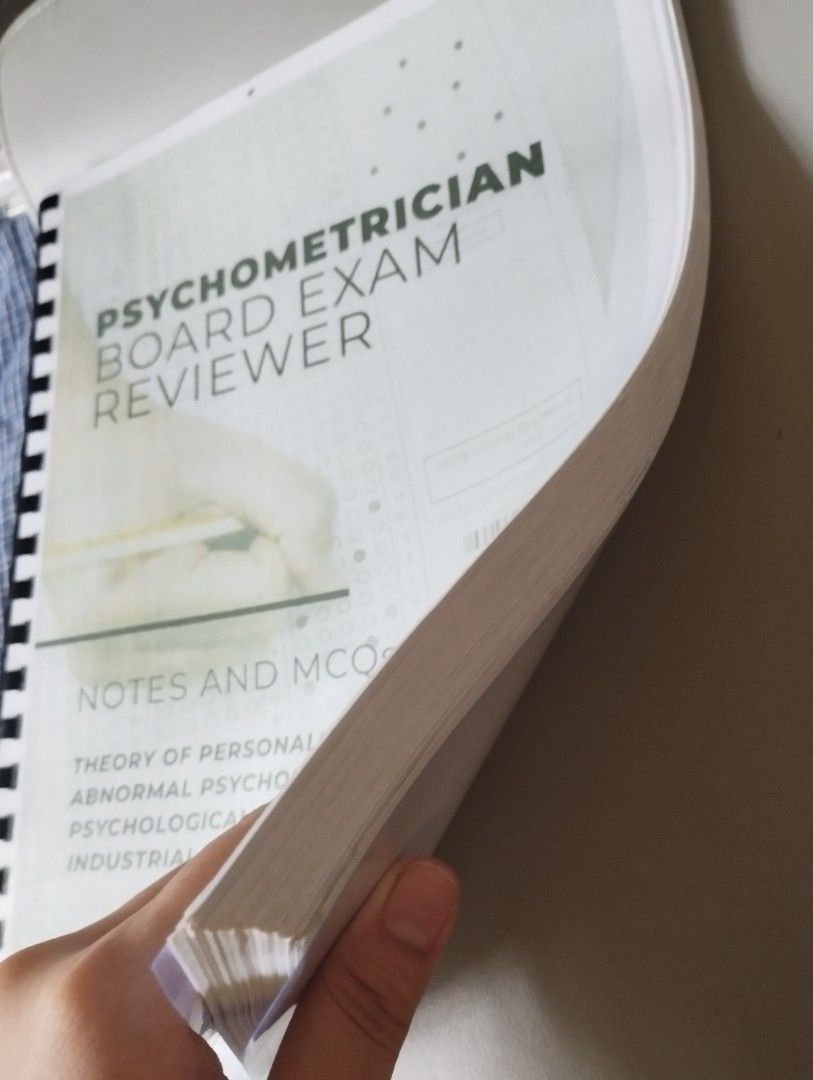 Psychomtetrician Rpm Psychometrician (RPm) notes and MCQs, Hobbies & Toys, Books & Magazines ...