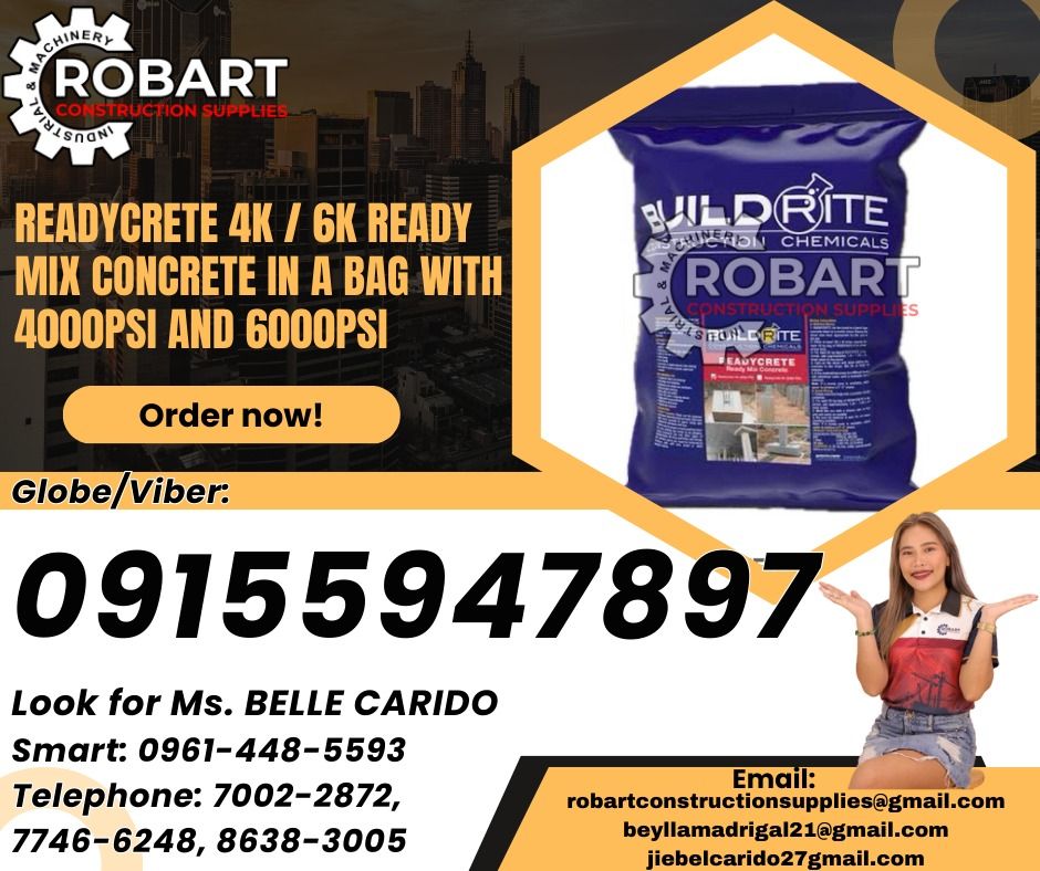 READYCRETE 4K / 6K Ready, Commercial & Industrial, Construction Tools ...