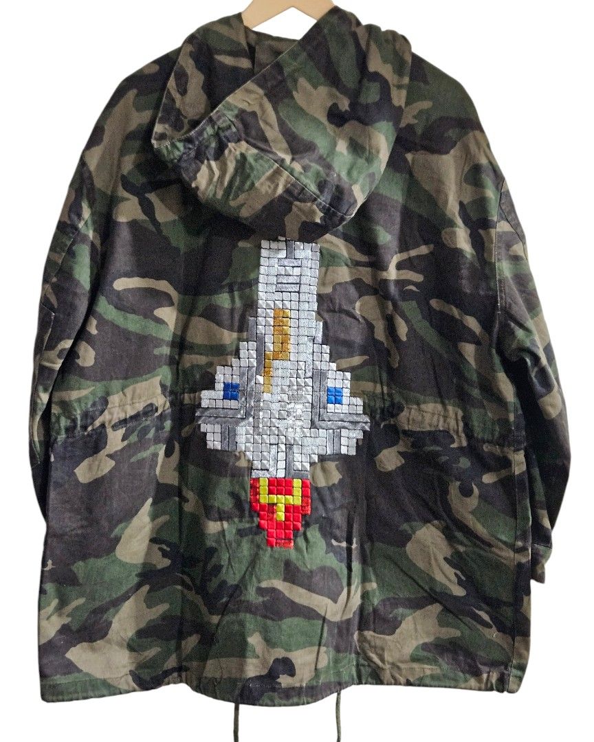 Ysl camo jacket on sale